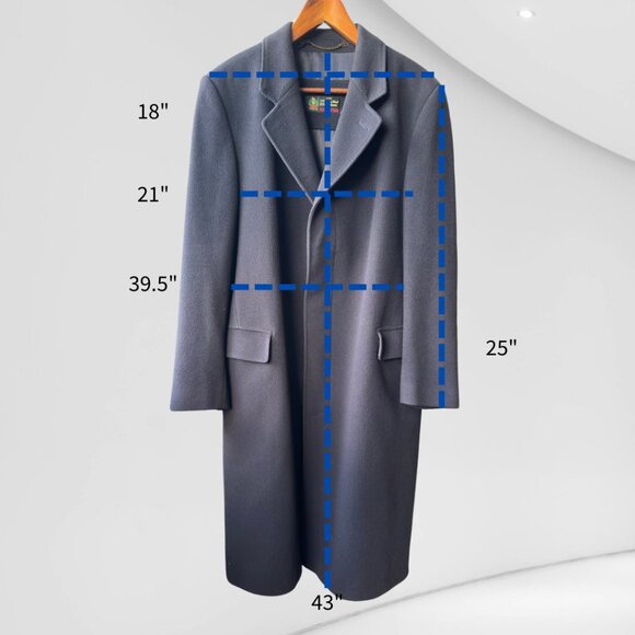 HOUSE OF SCOTLAND - Regent Street LondonW1 - Wool & Cashmere Size 40 - Dark Blue - Picture 2 of 5